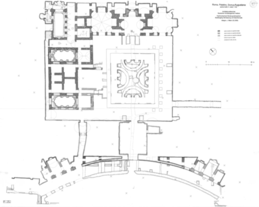 Roma, Palatino. Palazzi Imperiali. Domus Augustana