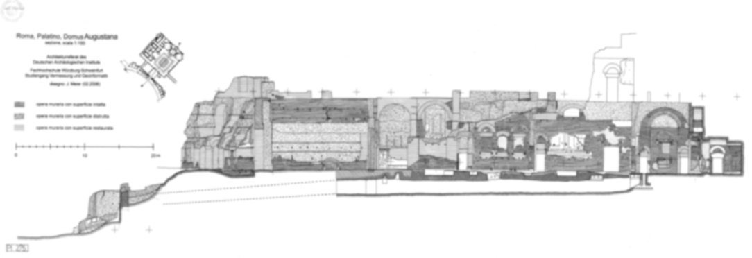 Roma, Palatino. Palazzi Imperiali. Domus Augustana
