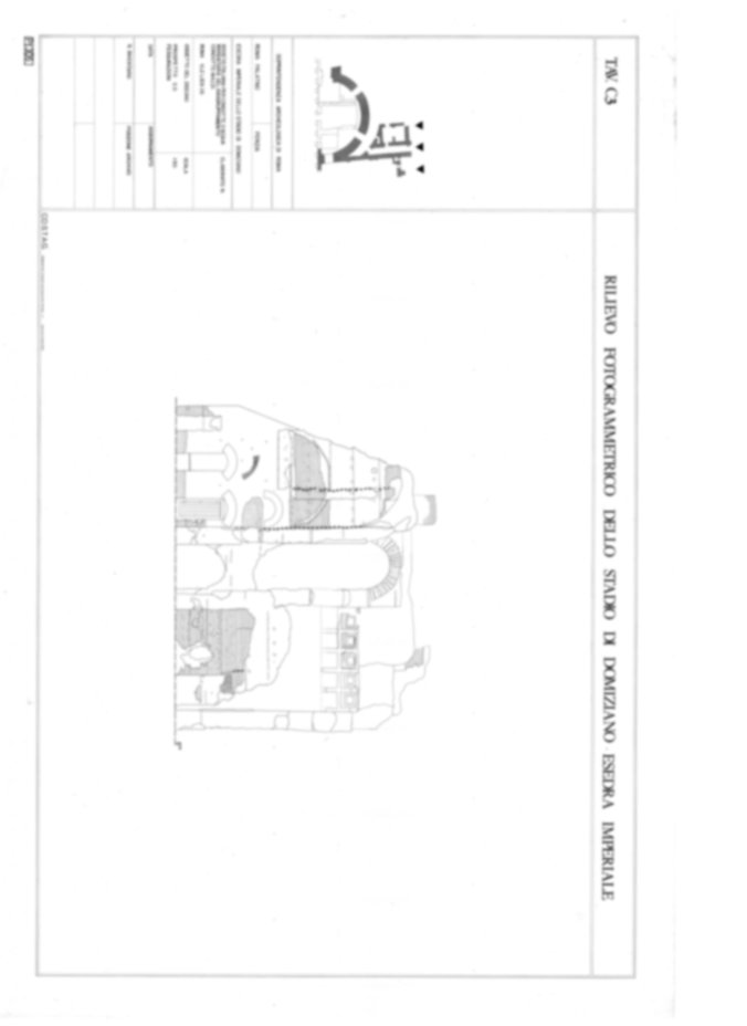 Roma, Palatino. Palazzi Imperiali. Stadio di Domiziano