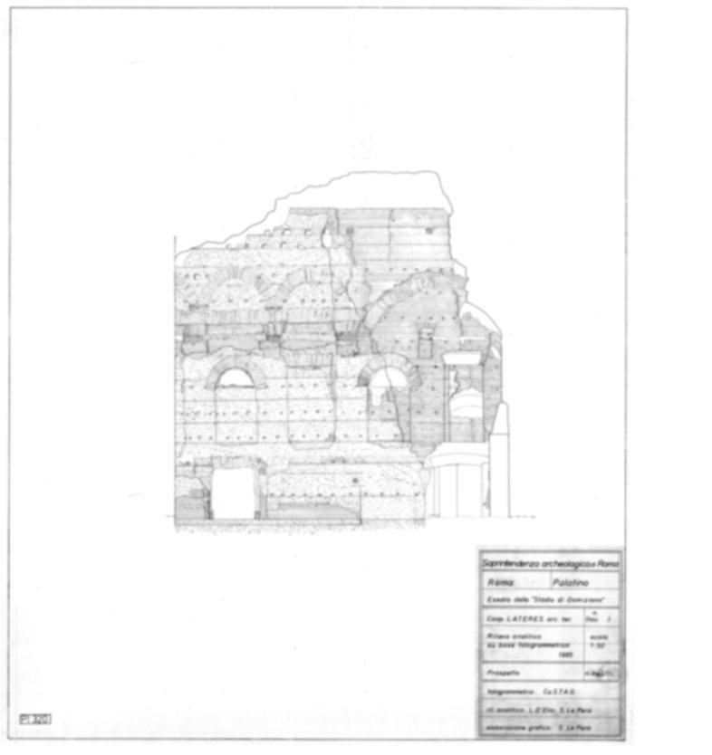Roma, Palatino. Palazzi Imperiali. Stadio di Domiziano