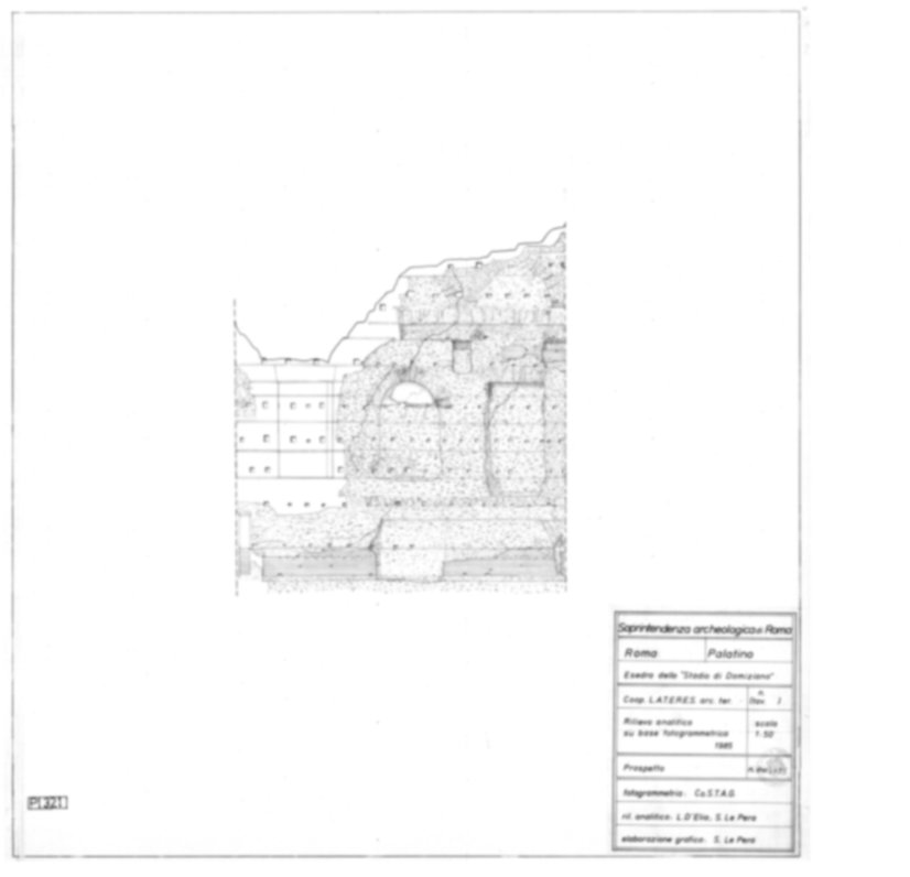 Roma, Palatino. Palazzi Imperiali. Stadio di Domiziano