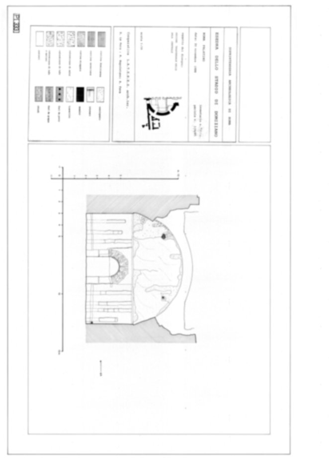 Roma, Palatino. Palazzi Imperiali. Stadio di Domiziano