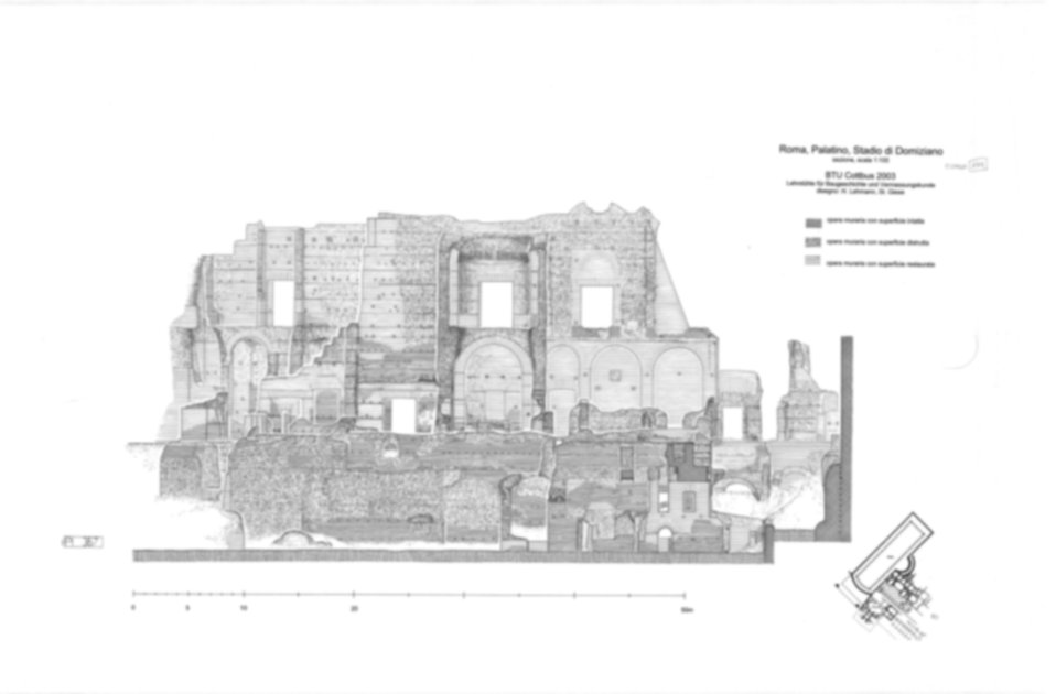 Roma, Palatino. Palazzi Imperiali. Stadio di Domiziano
