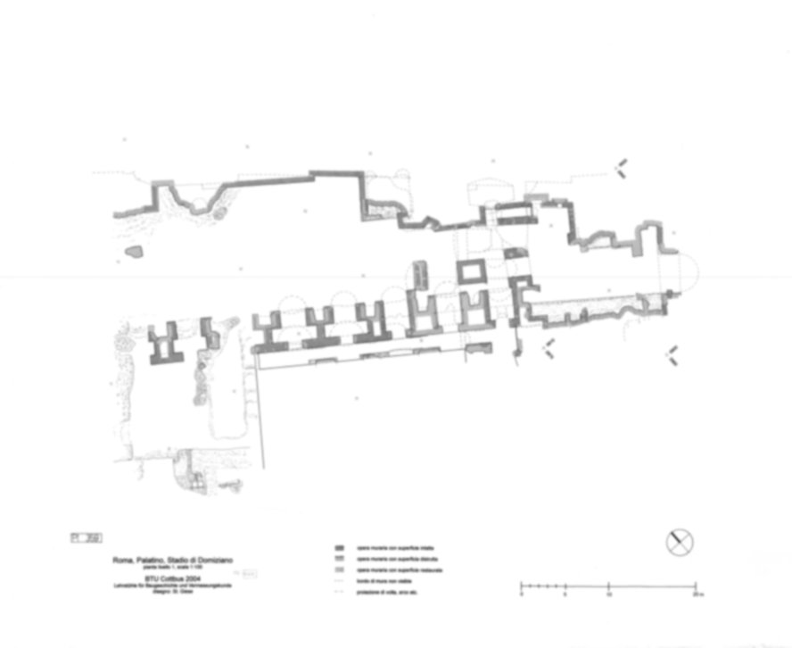 Roma, Palatino. Palazzi Imperiali. Stadio di Domiziano
