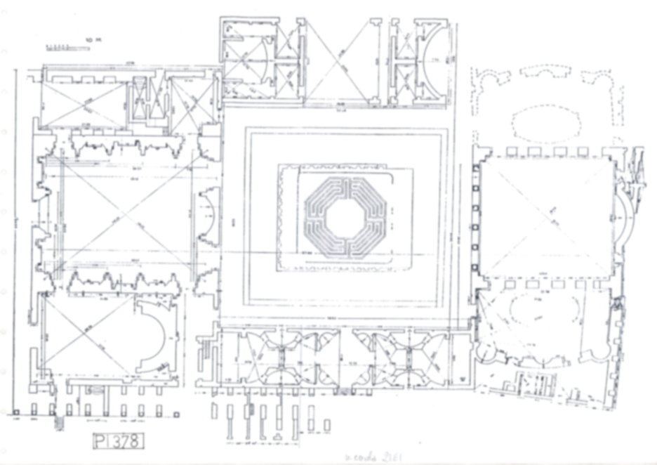 Roma, Palatino. Palazzi Imperiali. Domus Flavia