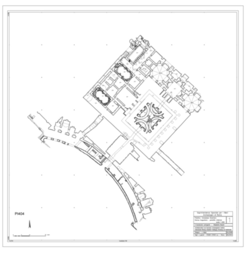 Roma, Palatino. Palazzi Imperiali. Domus Augustana
