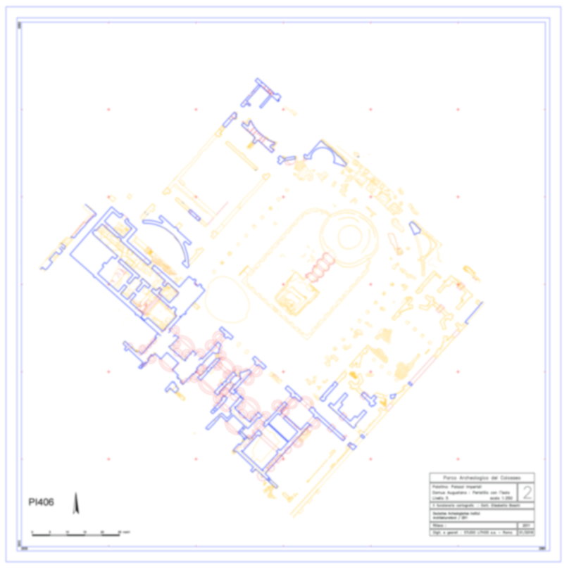 Roma, Palatino. Palazzi Imperiali. Domus Augustana