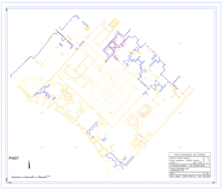 Roma, Palatino. Palazzi Imperiali. Domus Augustana