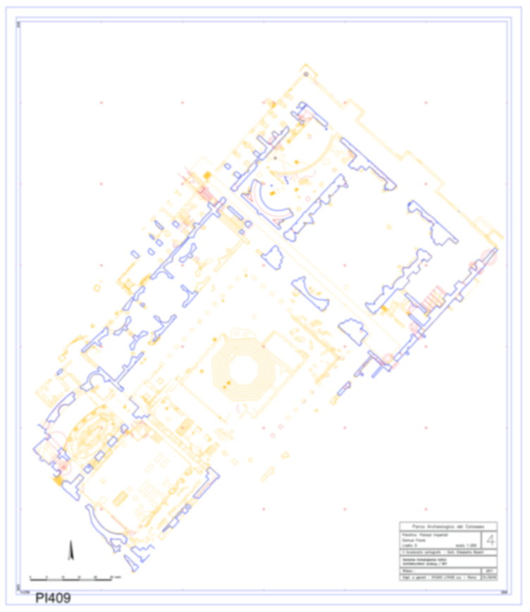 Roma, Palatino. Palazzi Imperiali. Domus Augustana