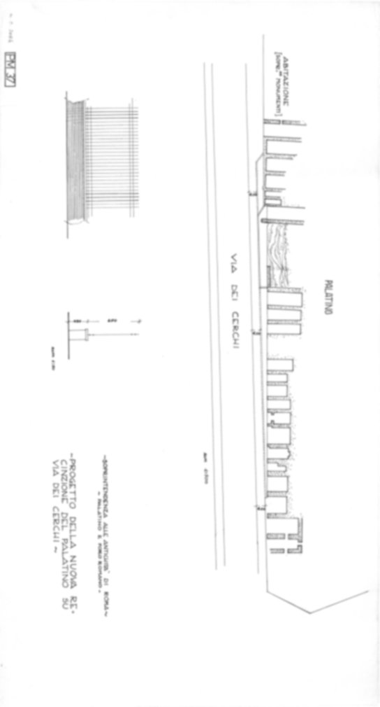 Roma, Palatino. Pendici meridionali. Via dei Cerchi