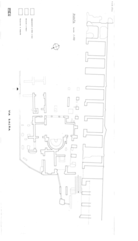 Roma, Palatino. Pendici nord-orientali. Cd. Bagni di Elagabalo/Bagni di Nerone