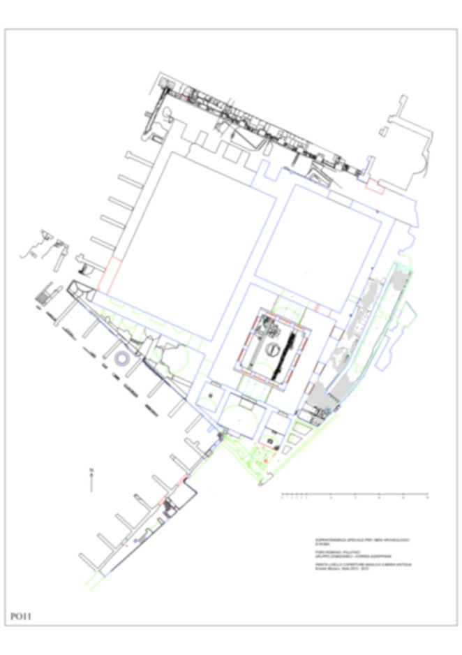 Roma, Palatino. Pendici occidentali. Horrea Agrippiana, Complesso edilizio sud-orientale