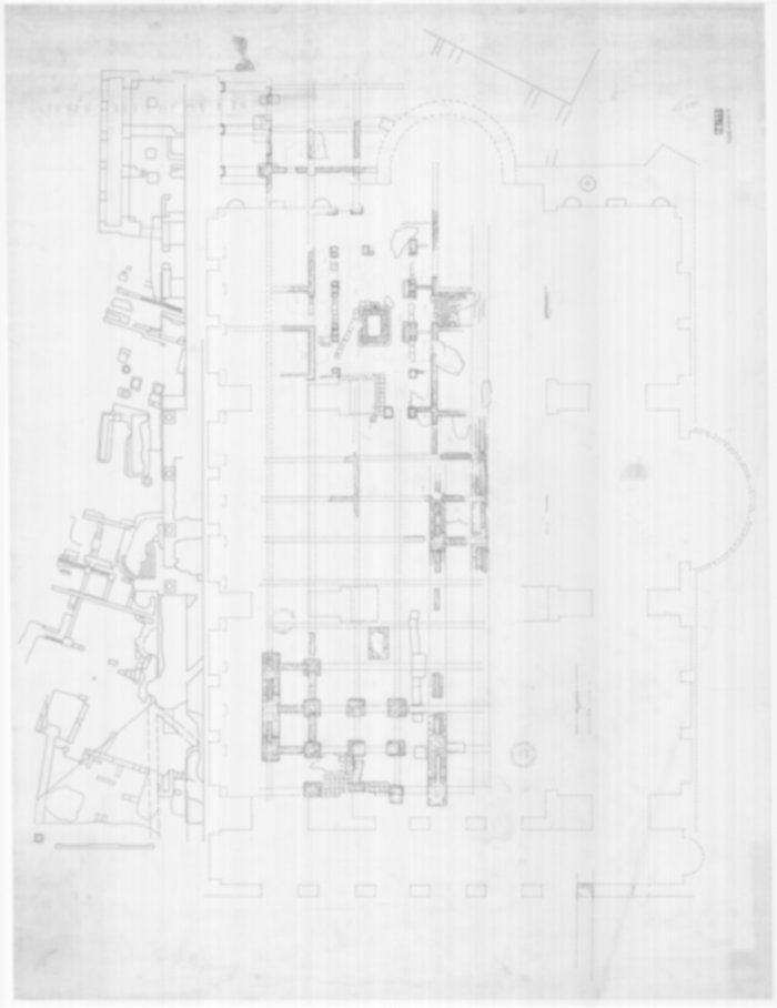 Roma, Foro Romano. Palatino pendici nord - Scavo Carandini. Basilica di Massenzio; Horrea Piperataria
