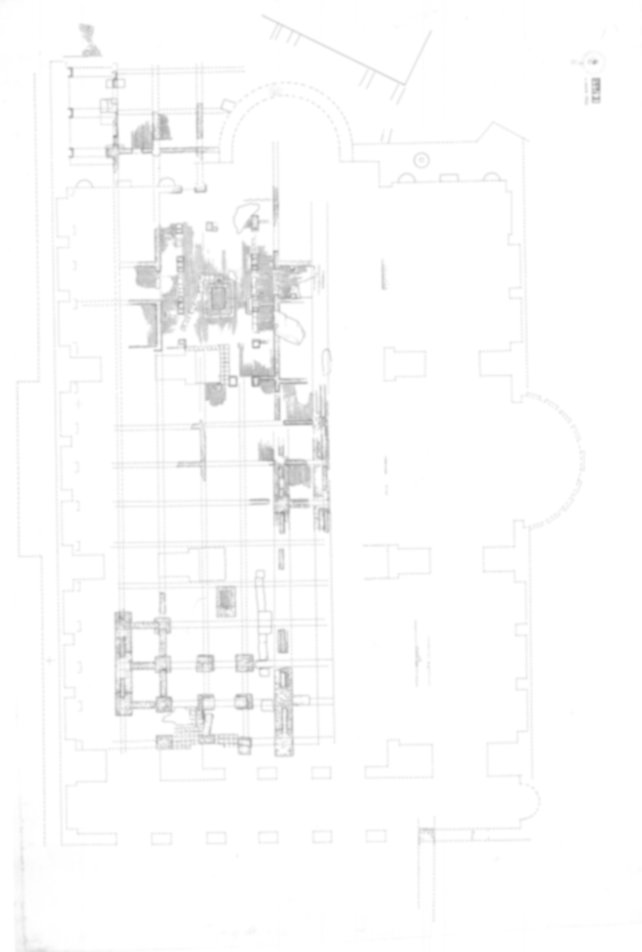 Roma, Foro Romano. Palatino pendici nord - Scavo Carandini. Basilica di Massenzio; Horrea Piperataria
