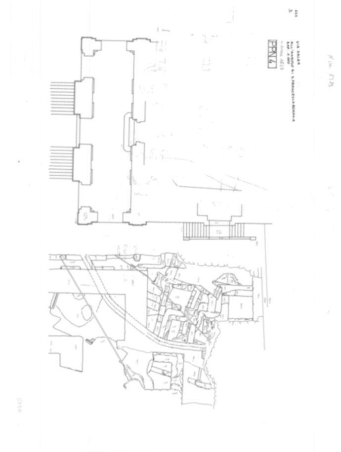 Roma, Foro Romano. Palatino pendici nord - Scavo Carandini. Via Sacra