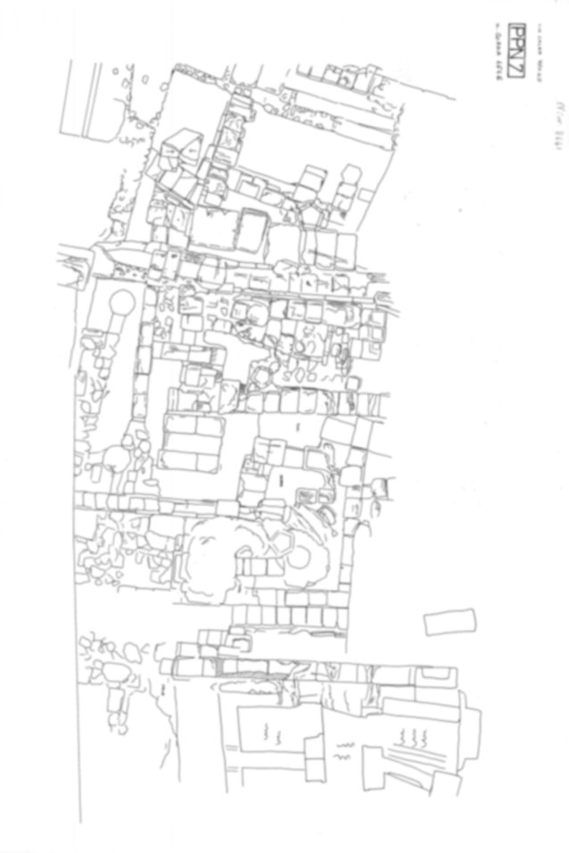 Roma, Foro Romano. Palatino pendici nord - Scavo Carandini. Via Sacra