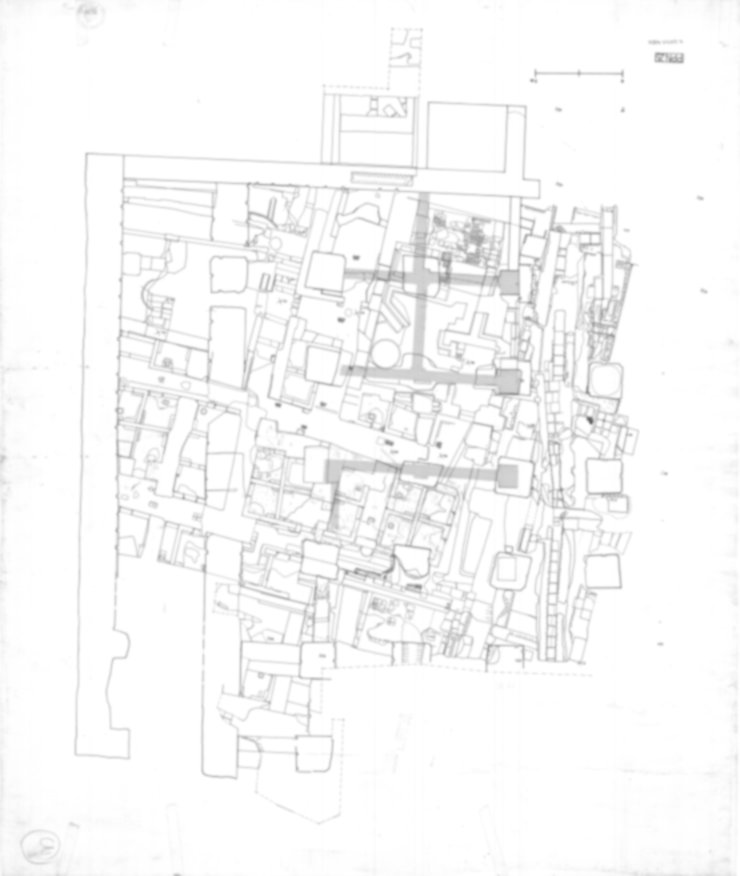 Roma, Foro Romano, Palatino. Palatino pendici nord - Scavo Carandini. Horrea Vespasiani