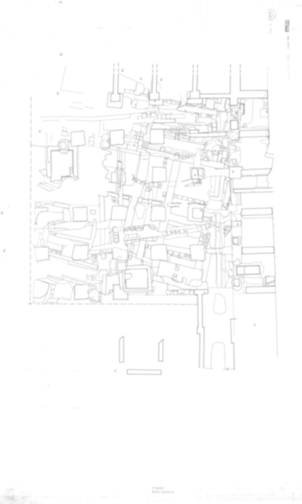 Roma, Foro Romano, Palatino. Palatino pendici nord - Scavo Carandini. Horrea Vespasiani