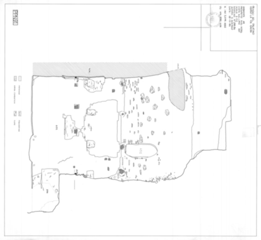 Roma, Foro Romano, Palatino. Palatino pendici nord - Scavo Carandini. Horrea Vespasiani