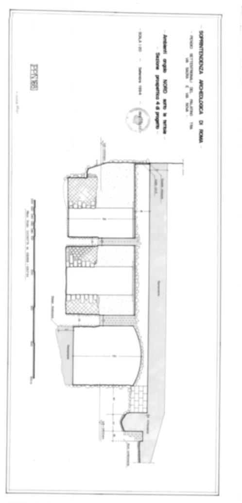 13488 - Roma, Foro Romano, Palatino. Palatino pendici nord - Scavo Carandini. Cd. Lupanar