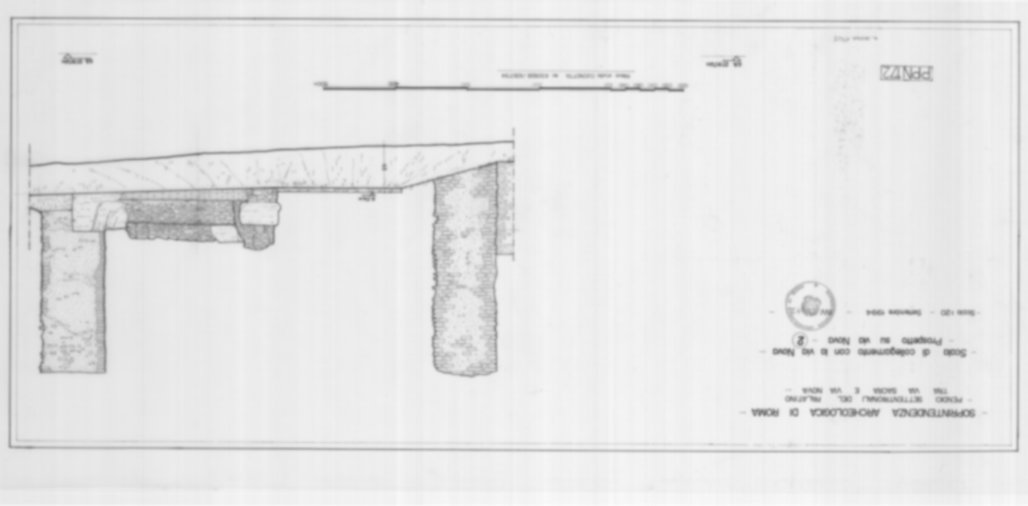 Roma, Foro Romano, Palatino. Palatino pendici nord - Scavo Carandini. Horrea Vespasiani