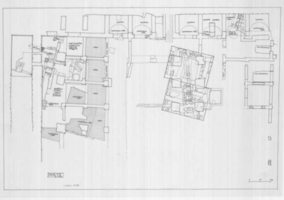 Roma, Foro Romano, Palatino. Palatino pendici nord - Scavo Carandini. Cd. Lupanar