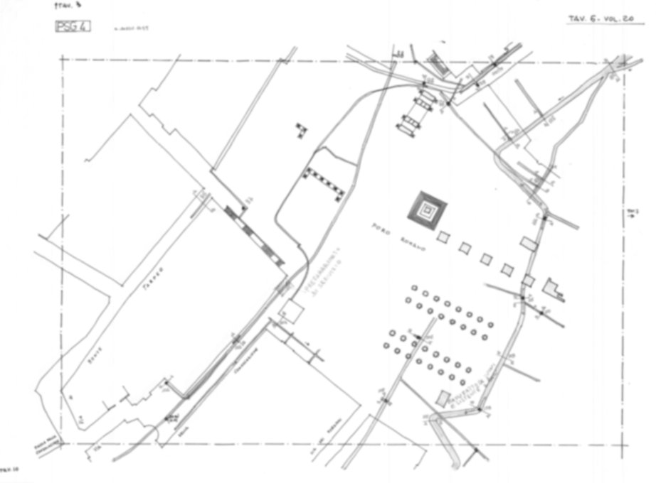 Roma, Piante e sezioni generali, Cabreo delle fogne, Fori Imperiali
