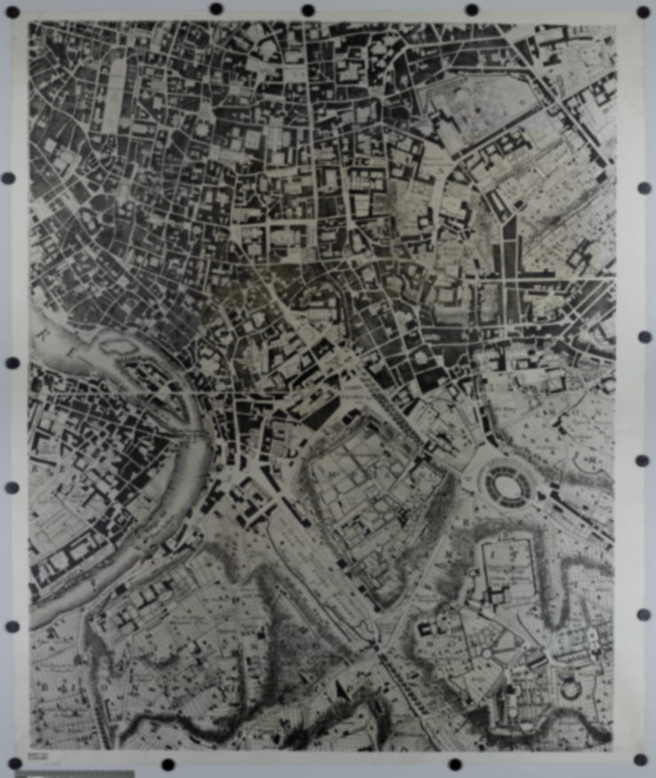 Roma, Piante e sezioni generali. Piante storiche, Centro storico