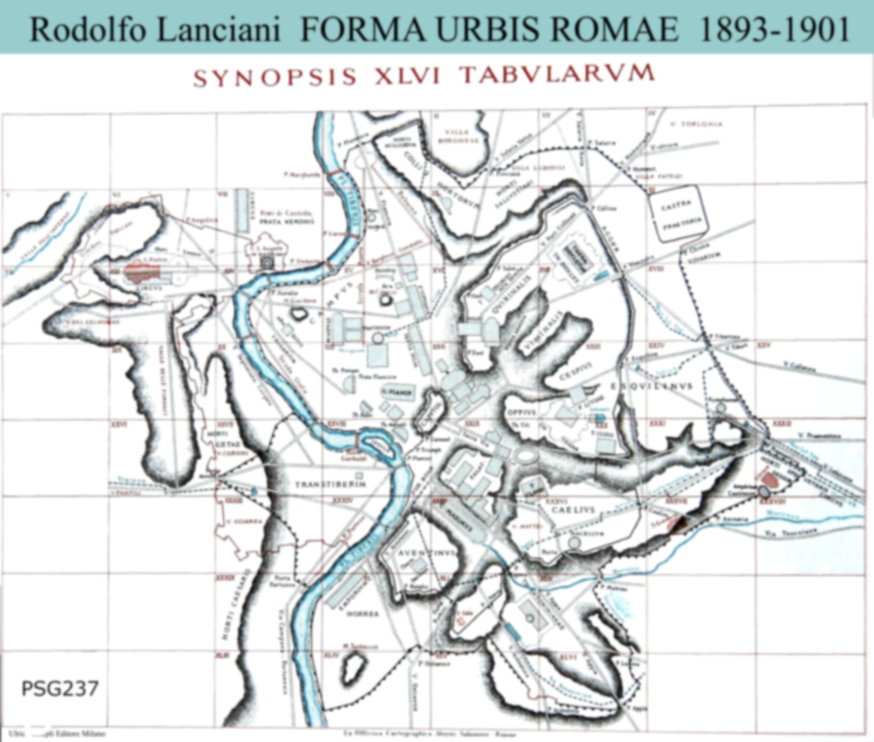 Roma, Piante e sezioni generali. Piante storiche