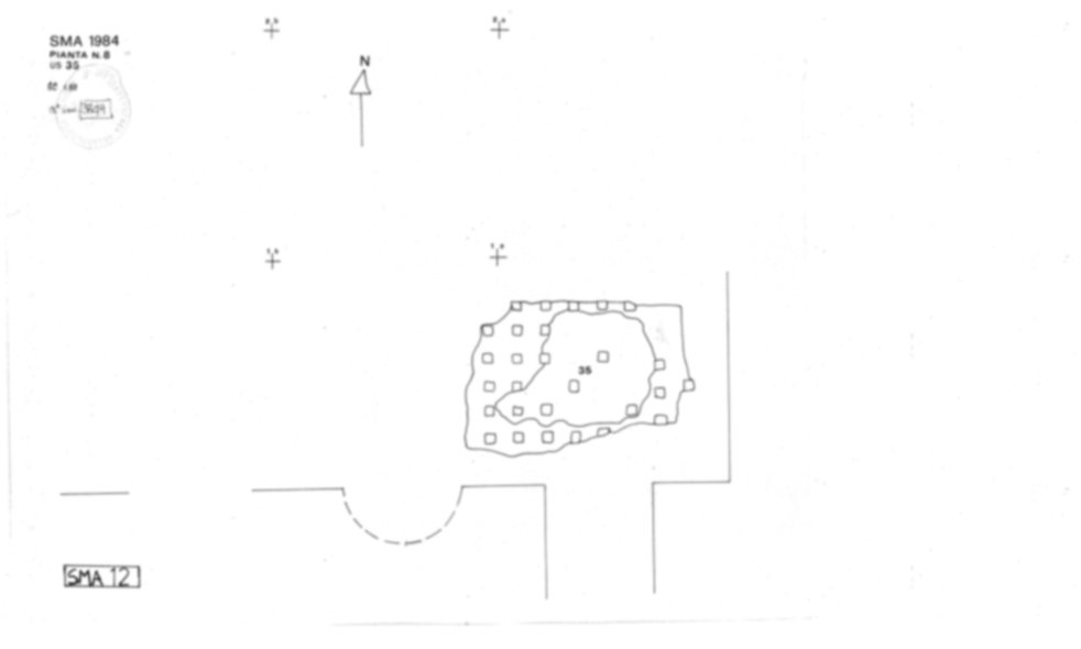 Roma, Foro Romano. Complesso edilizio sud-orientale/Area di S. Maria Antiqua. Aula occidentale (cd. Tempio di Augusto/Domus Gai)