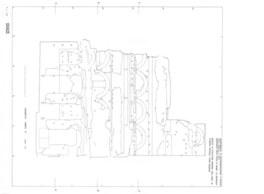 Roma, Foro Romano. Complesso edilizio sud-orientale/Area di S. Maria Antiqua. Aula occidentale (cd. Tempio di Augusto/Domus Gai)