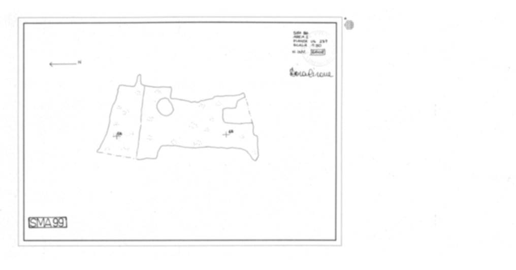 Roma, Foro Romano. Complesso edilizio sud-orientale/Area di S. Maria Antiqua. Aula occidentale (cd. Tempio di Augusto/Domus Gai)