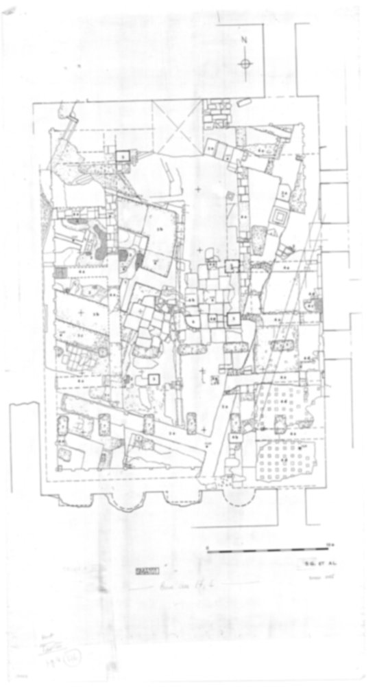 Roma, Foro Romano. Complesso edilizio sud-orientale/Area di S. Maria Antiqua. Aula occidentale (cd. Tempio di Augusto/Domus Gai)