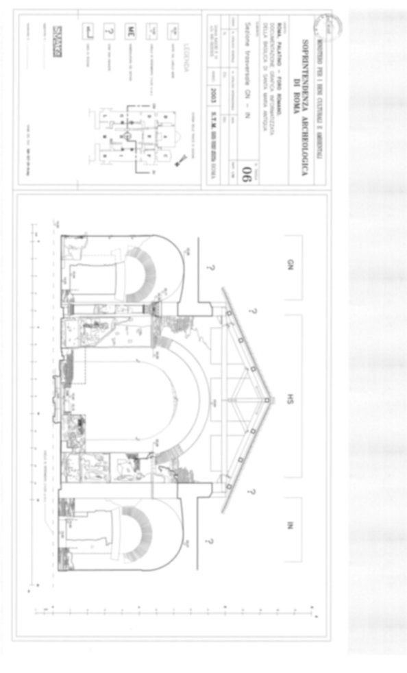 Roma, Foro Romano. Complesso edilizio sud-orientale/Area di S. Maria Antiqua. Basilica di S. Maria Antiqua