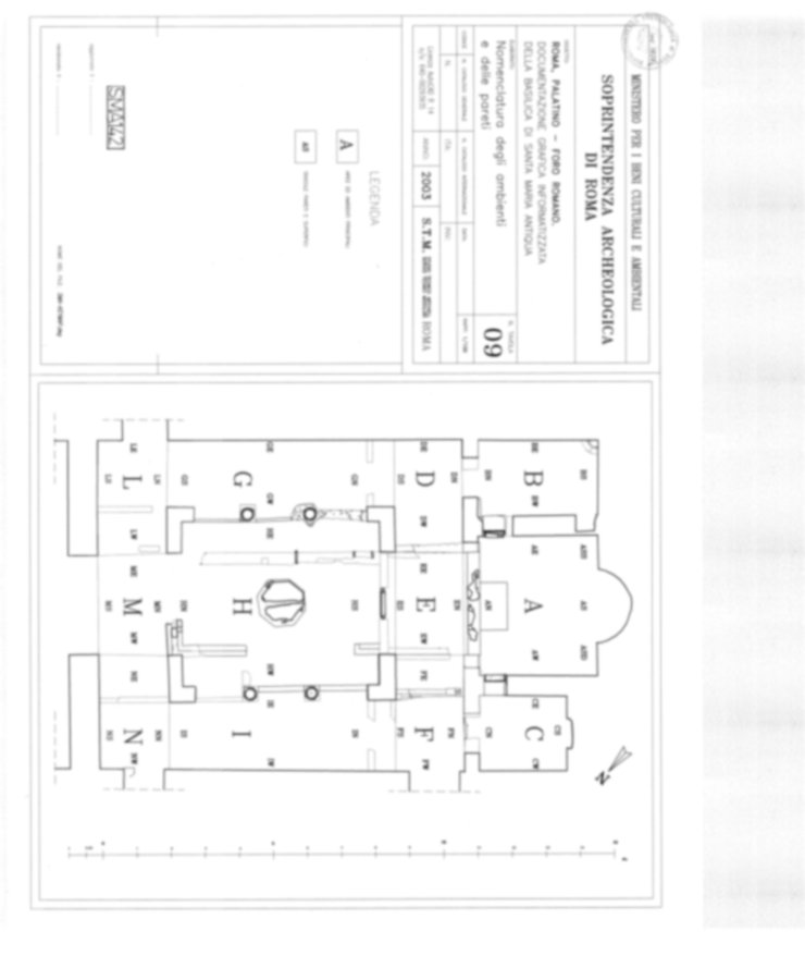 Roma, Foro Romano. Complesso edilizio sud-orientale/Area di S. Maria Antiqua