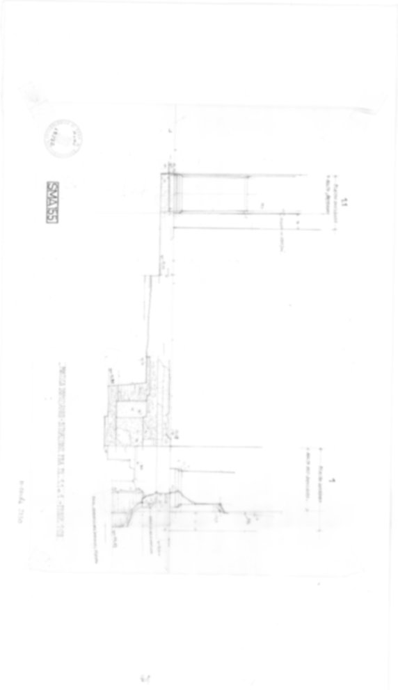 Roma, Foro Romano. Complesso edilizio sud-orientale/Area di S. Maria Antiqua. Portico settentrionale