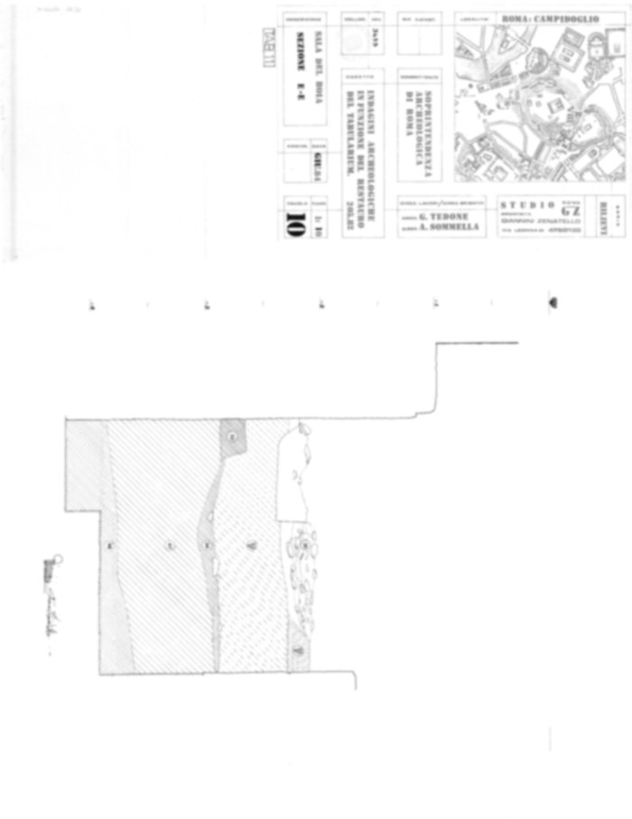 Roma, Foro Romano, Campidoglio. Tabularium
