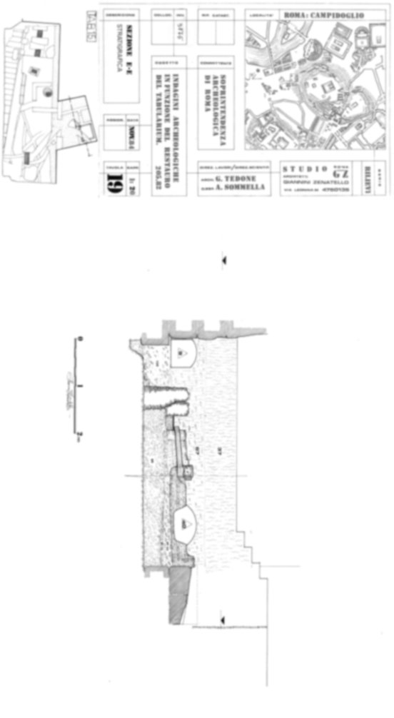 Roma, Foro Romano, Campidoglio. Tabularium