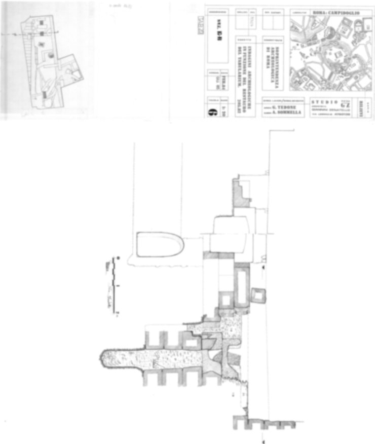 Roma, Foro Romano, Campidoglio. Tabularium