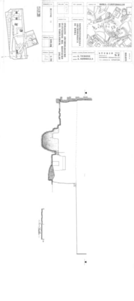 Roma, Foro Romano, Campidoglio. Tabularium