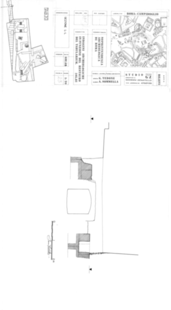 Roma, Foro Romano, Campidoglio. Tabularium