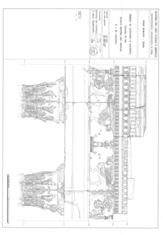 Roma, Foro Romano. Tempio di Antonino e Faustina, chiesa di S. Lorenzo in Miranda