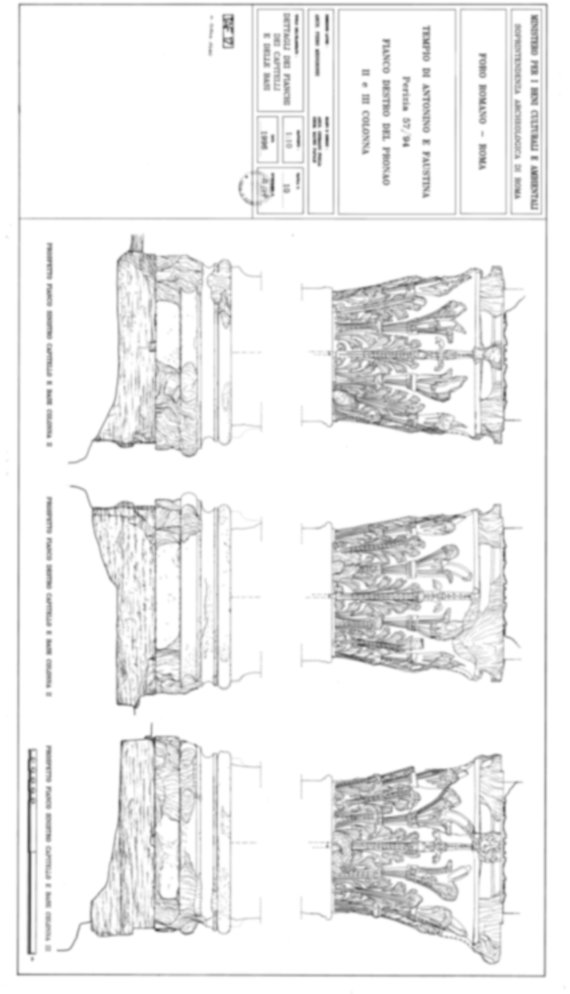 Roma, Foro Romano. Tempio di Antonino e Faustina, chiesa di S. Lorenzo in Miranda
