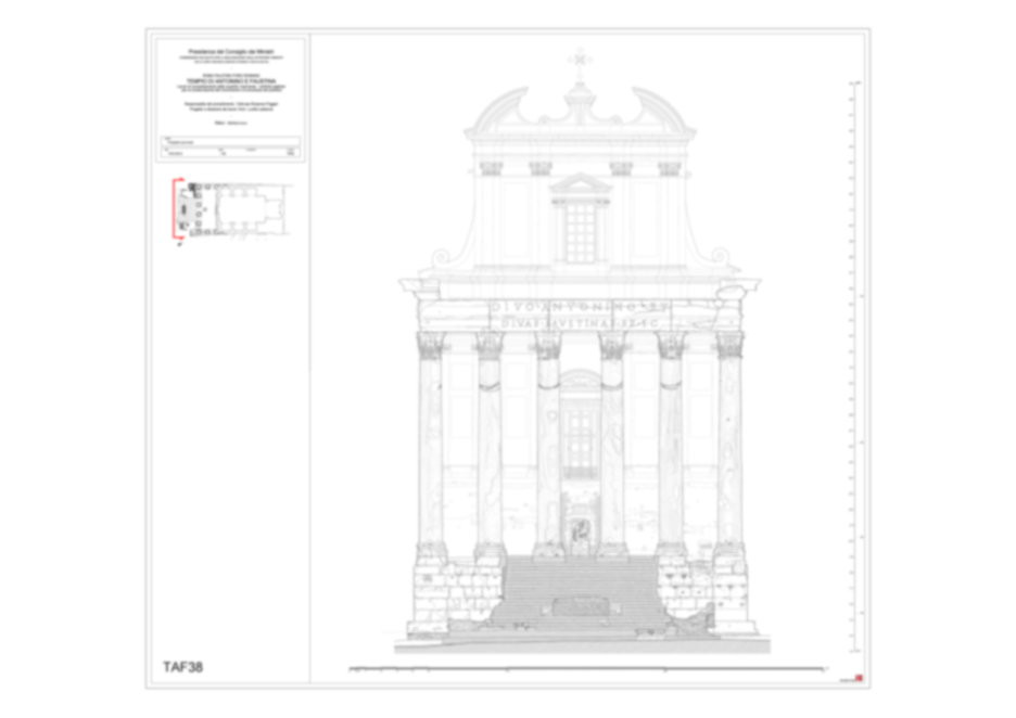 Roma, Foro Romano. Tempio di Antonino e Faustina, chiesa di S. Lorenzo in Miranda