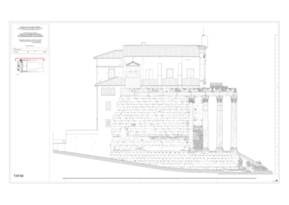 Roma, Foro Romano. Tempio di Antonino e Faustina, chiesa di S. Lorenzo in Miranda
