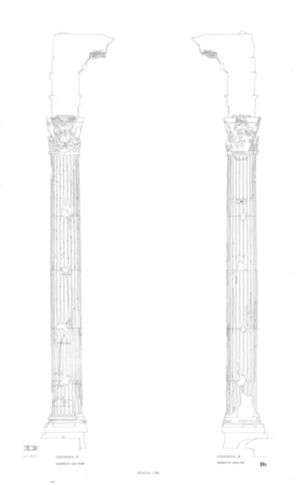 Roma, Foro Romano. Tempio dei Castori