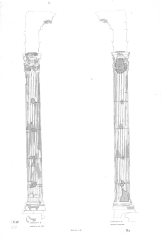 Roma, Foro Romano. Tempio dei Castori