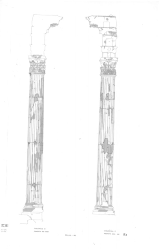 Roma, Foro Romano. Tempio dei Castori