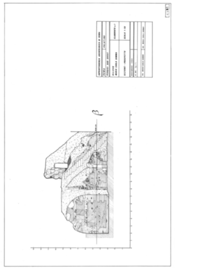 Roma, Palatino. Area sud-ovest. Pendici. Tempio della Magna Mater