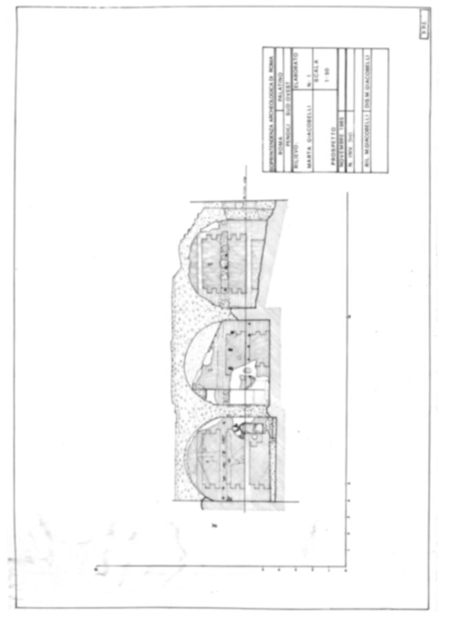 Roma, Palatino. Area sud-ovest. Pendici. Tempio della Magna Mater
